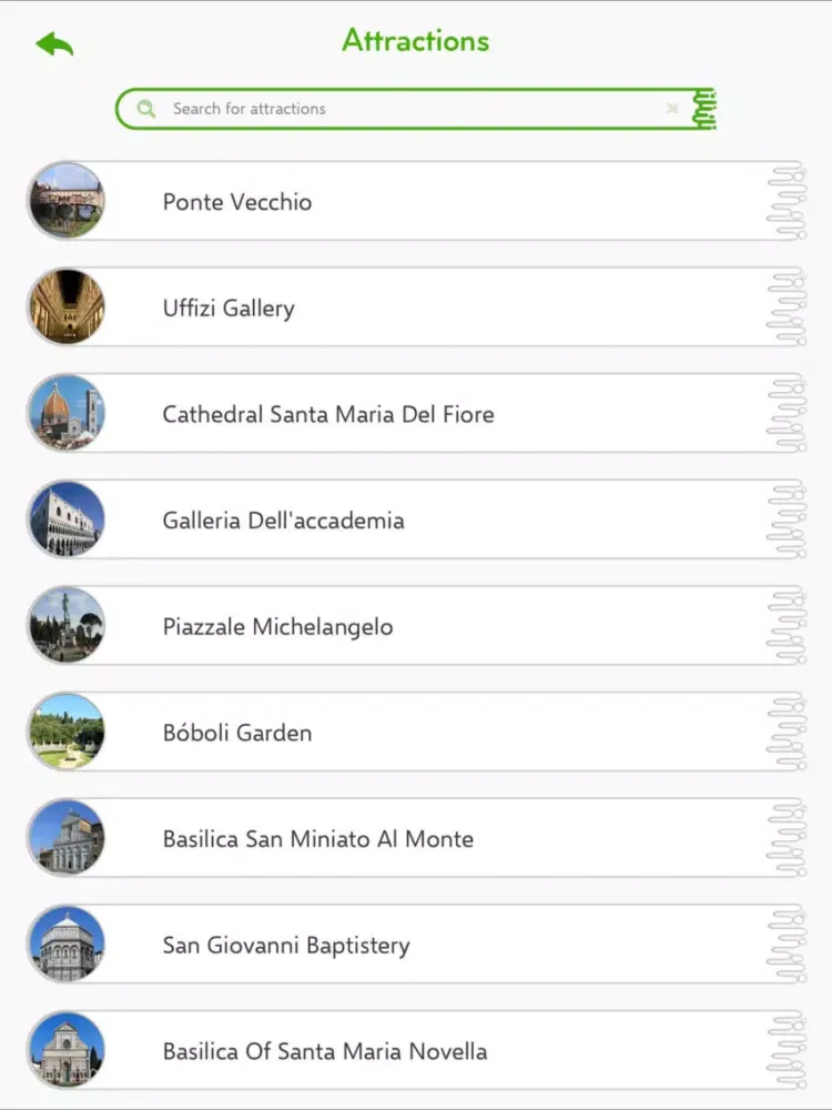 Florence Tourism Guide iPad 應用截圖