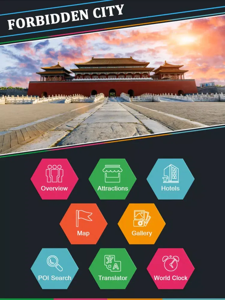 Forbidden City Tourism Guide iPad  Screenshots