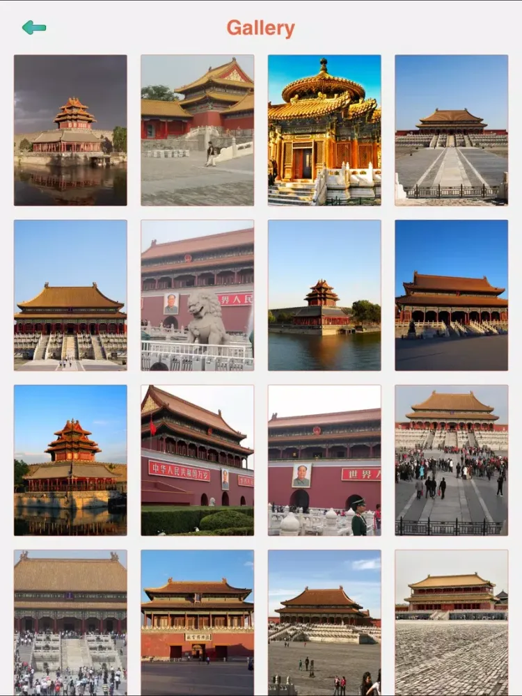 Forbidden City Tourism Guide iPad  Screenshots