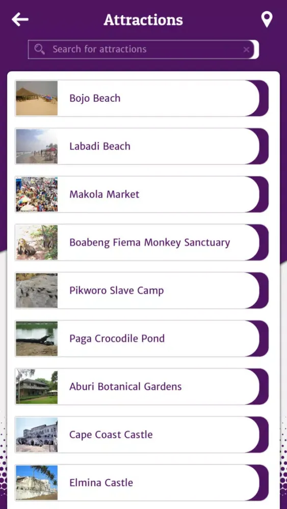 Ghana Tourism Screenshots