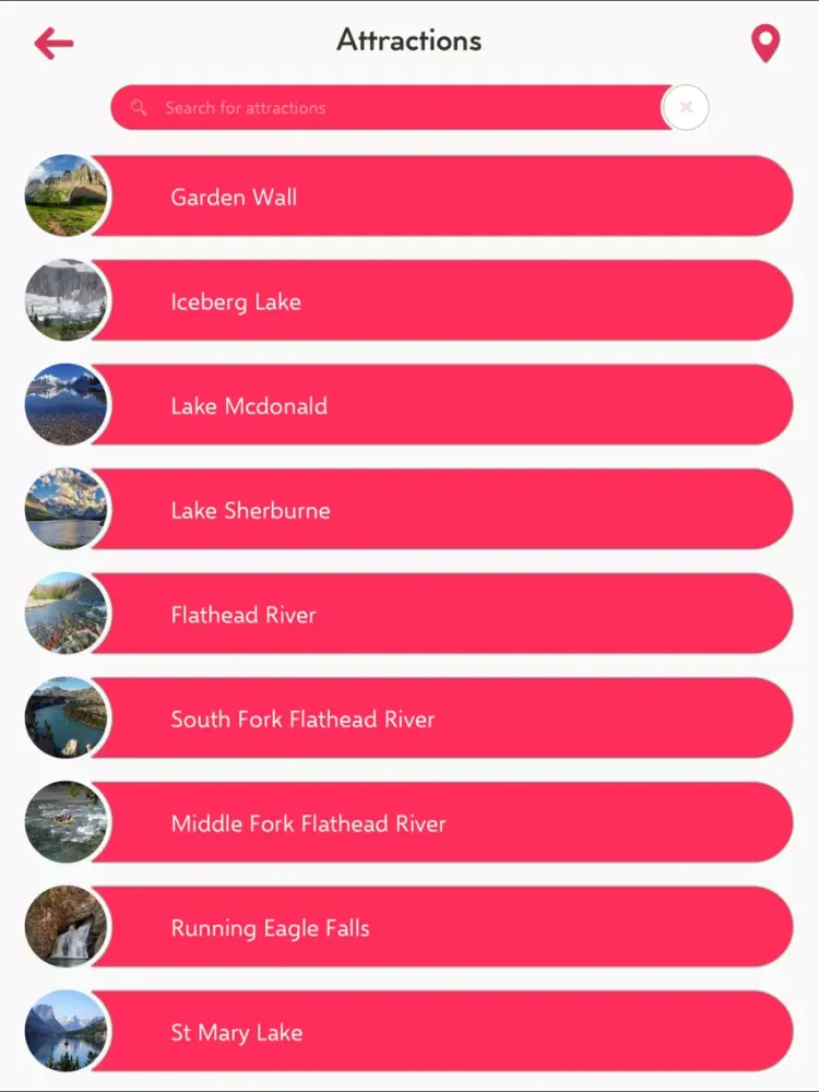 Glacier National Park Guide iPad 應用截圖