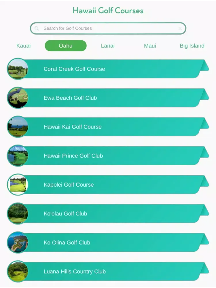 Best Hawaii Golf Courses iPad  سکرین شاٹس