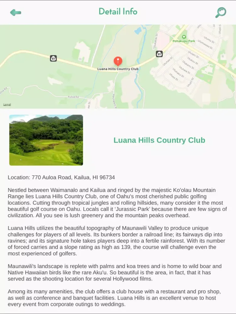 Best Hawaii Golf Courses iPad  سکرین شاٹس