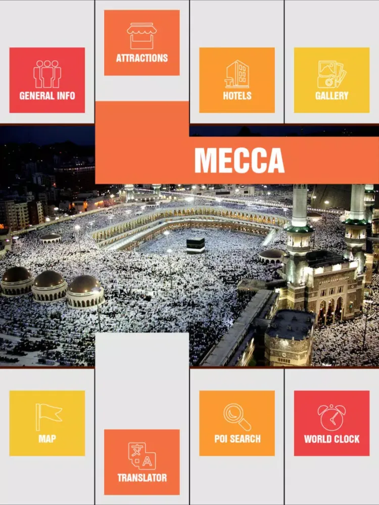 Mecca Tourism Guide iPad 应用截图