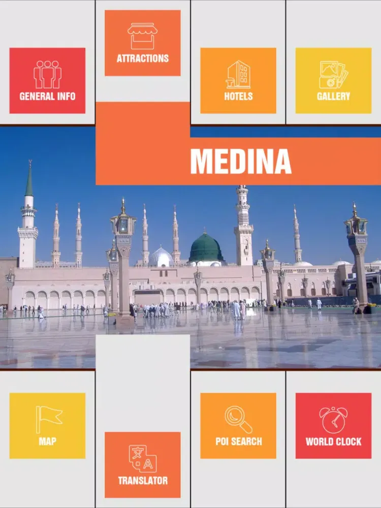 Medina Travel Guide iPad  سکرین شاٹس