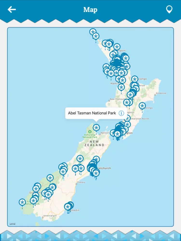 New Zealand Tour Guide iPad  Screenshots