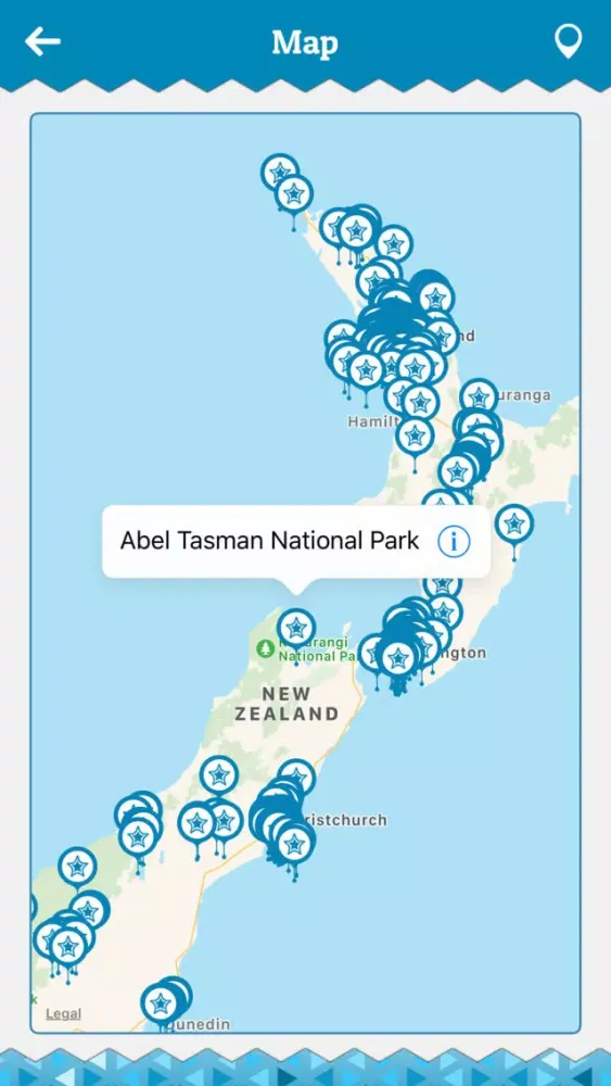 New Zealand Tour Guide Screenshots