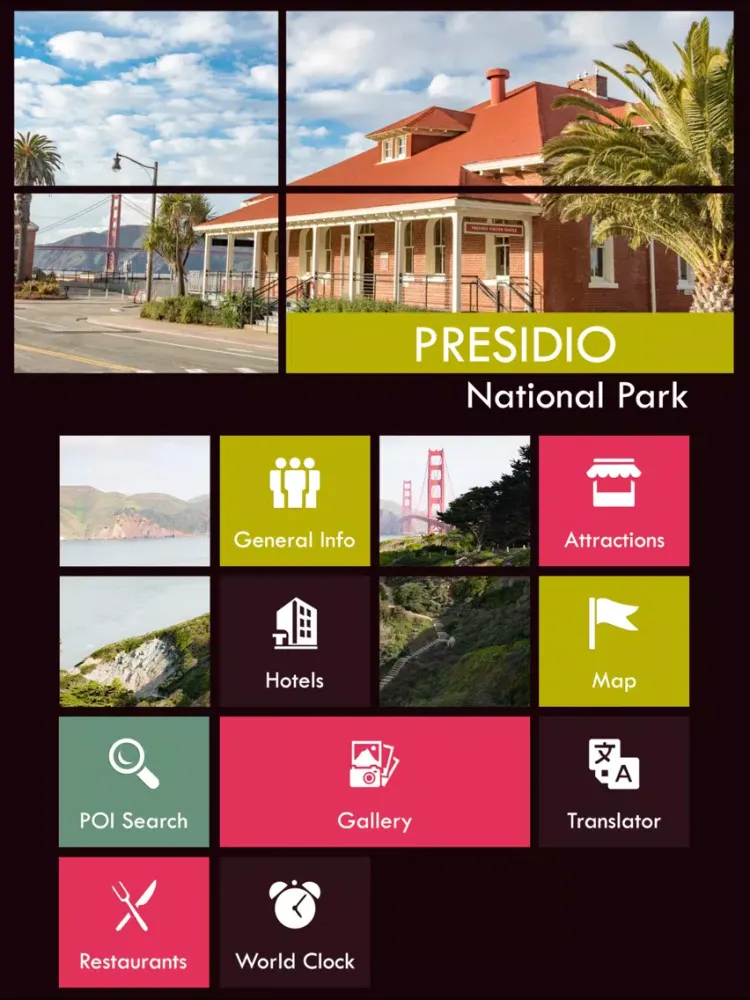 Скриншоты Presidio National Park Guide iPad 