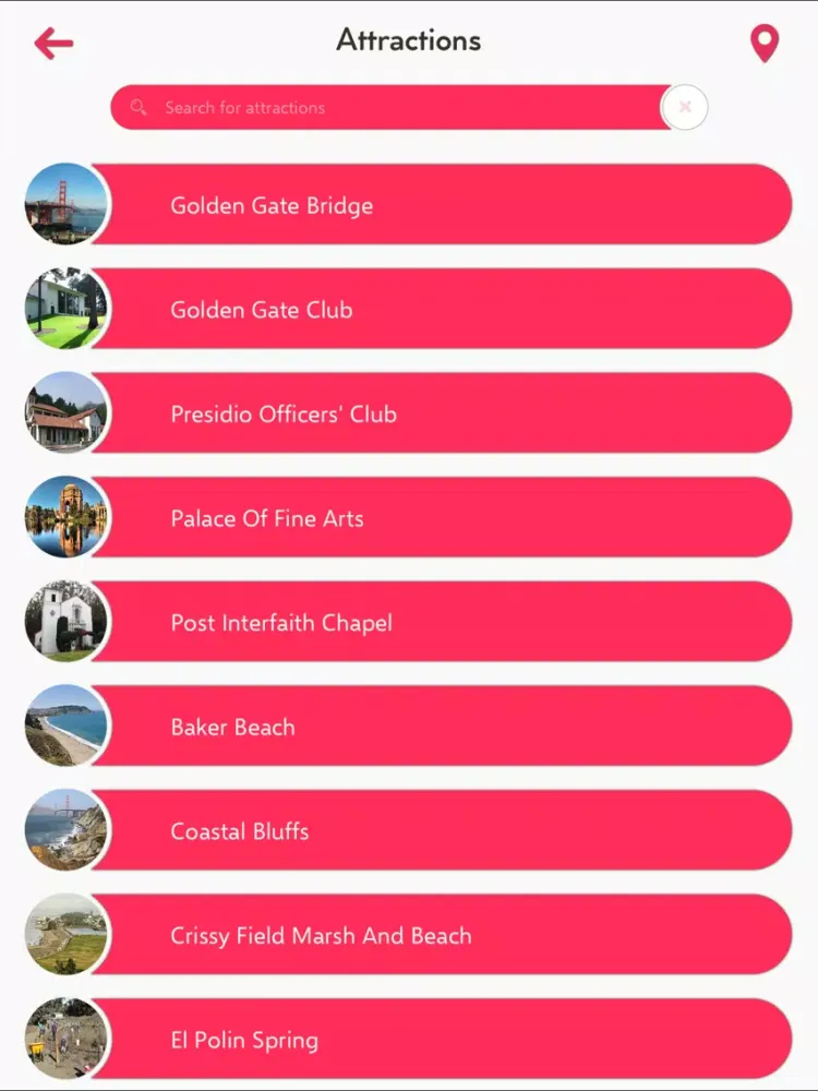 Скриншоты Presidio National Park Guide iPad 