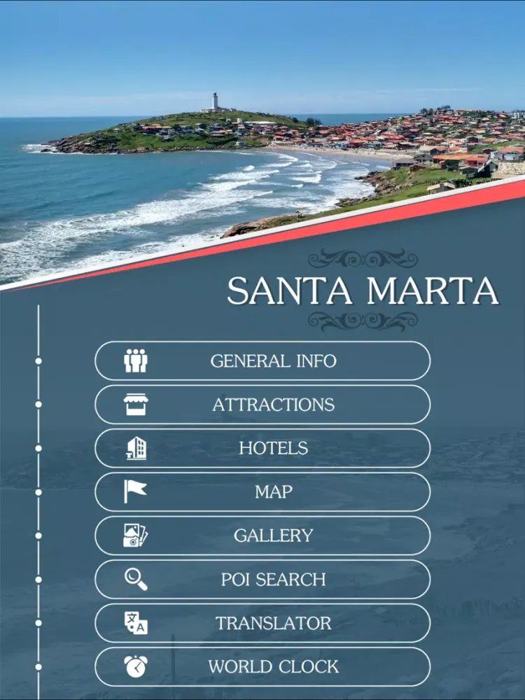 Captures d'écran de Santa Marta Travel Guide iPad 