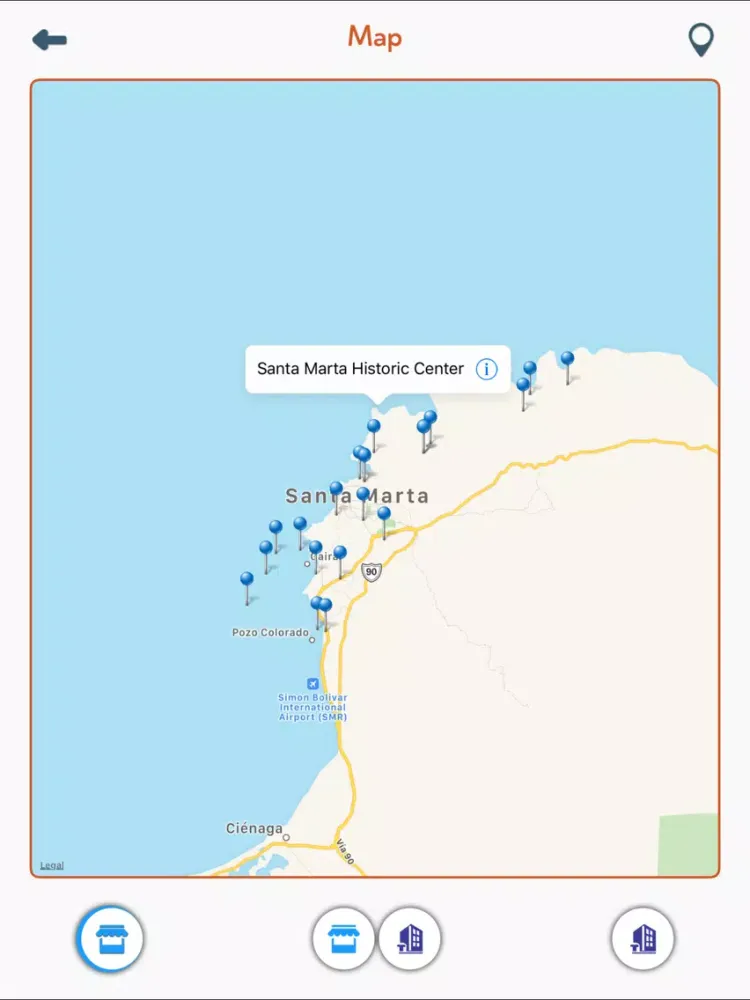 Captures d'écran de Santa Marta Travel Guide iPad 