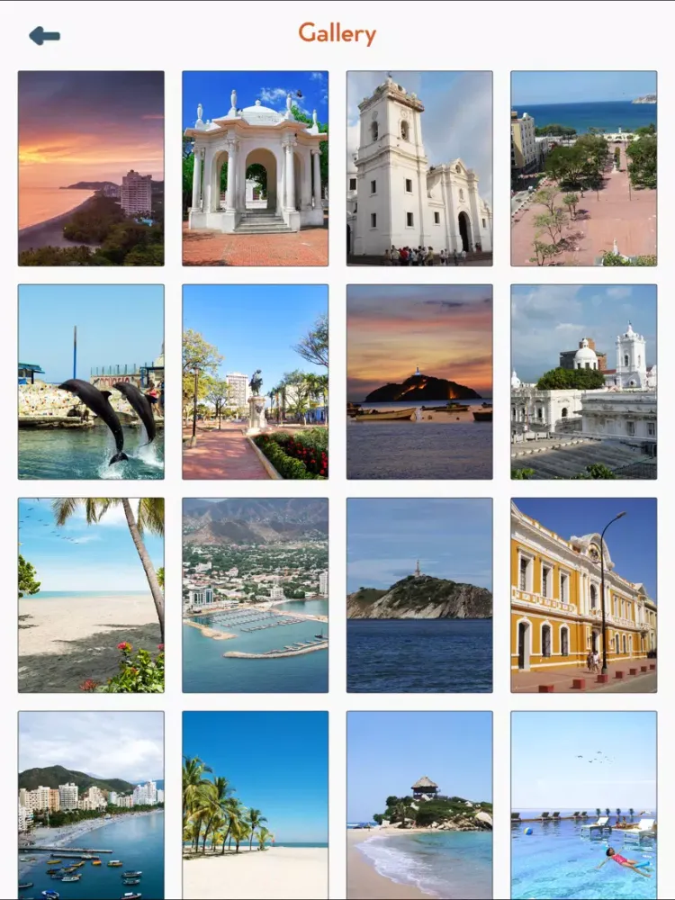 Captures d'écran de Santa Marta Travel Guide iPad 