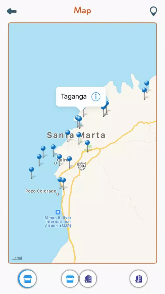 Captures d'écran de Santa Marta Travel Guide