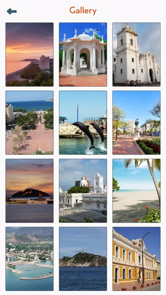 Captures d'écran de Santa Marta Travel Guide