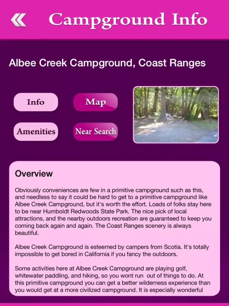 USA Campgrounds and RV Parks iPad 应用截图