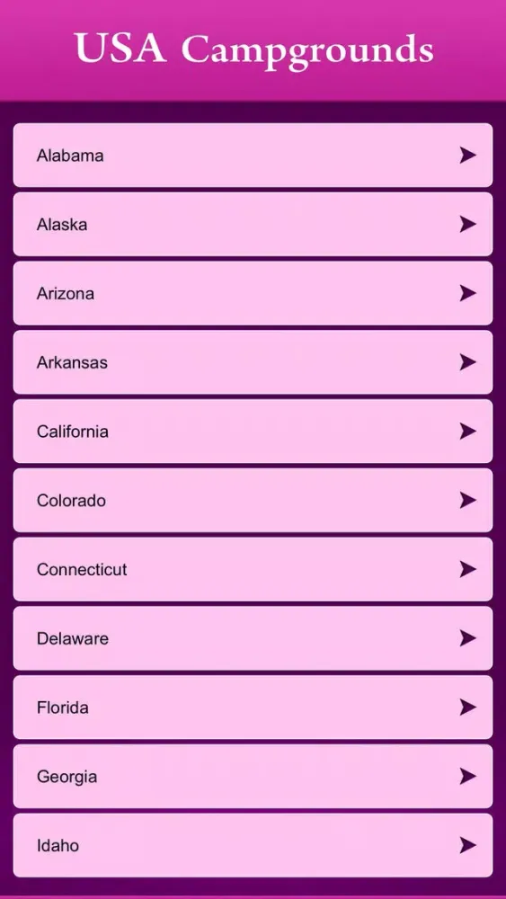 USA Campgrounds and RV Parks应用截图
