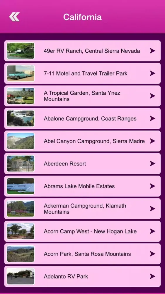 USA Campgrounds and RV Parks应用截图