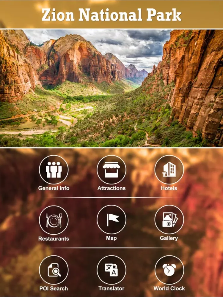 Zion National Park Guide iPad  স্ক্রিনশট