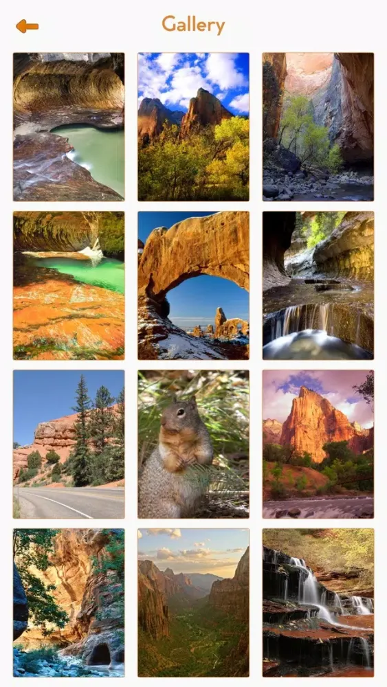 Zion National Park Guide স্ক্রিনশট