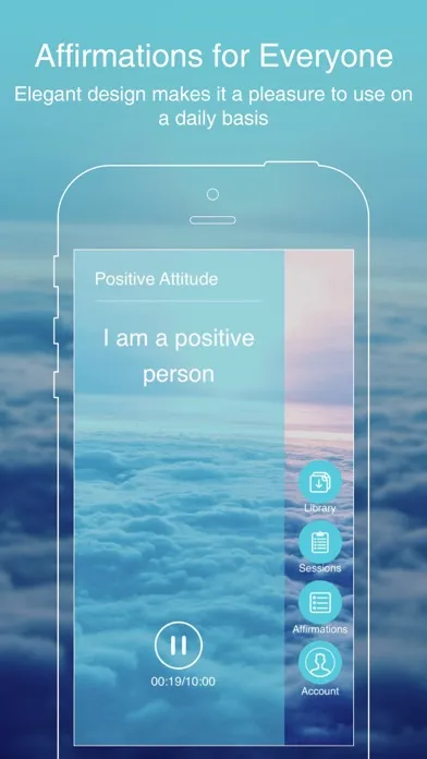Capturas de tela do Affirmations-daily motivation
