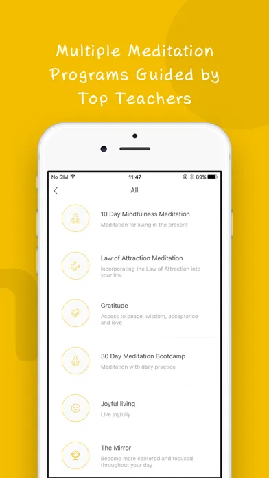 Capturas de pantalla de Now: Guided Meditation and Mindfulness