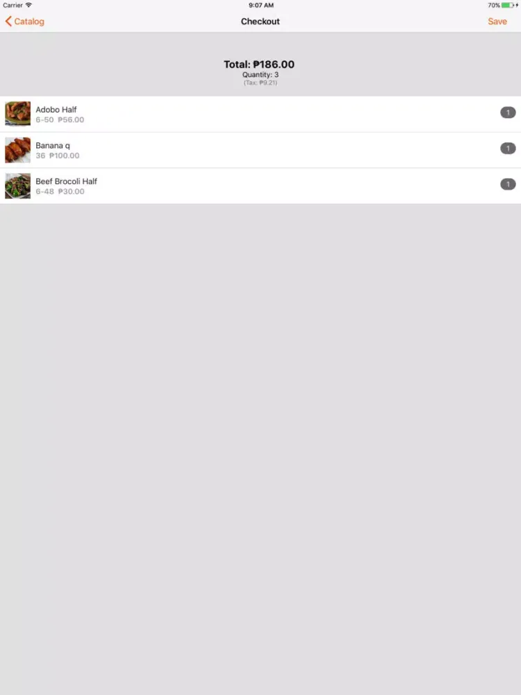 Capturas de pantalla de Imonggo Express Lite iPad 