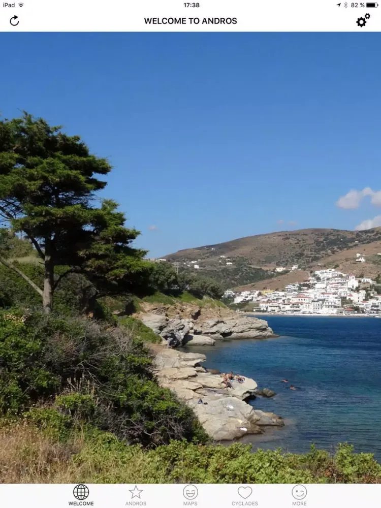 Zrzuty ekranu Andros - The Cyclades in Your Pocket iPad 