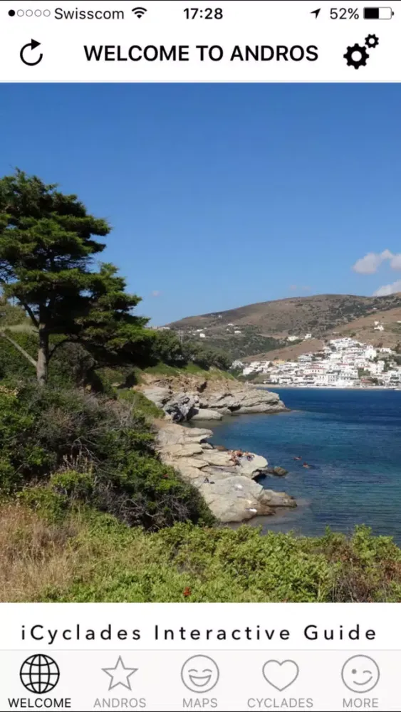 Zrzuty ekranu Andros - The Cyclades in Your Pocket