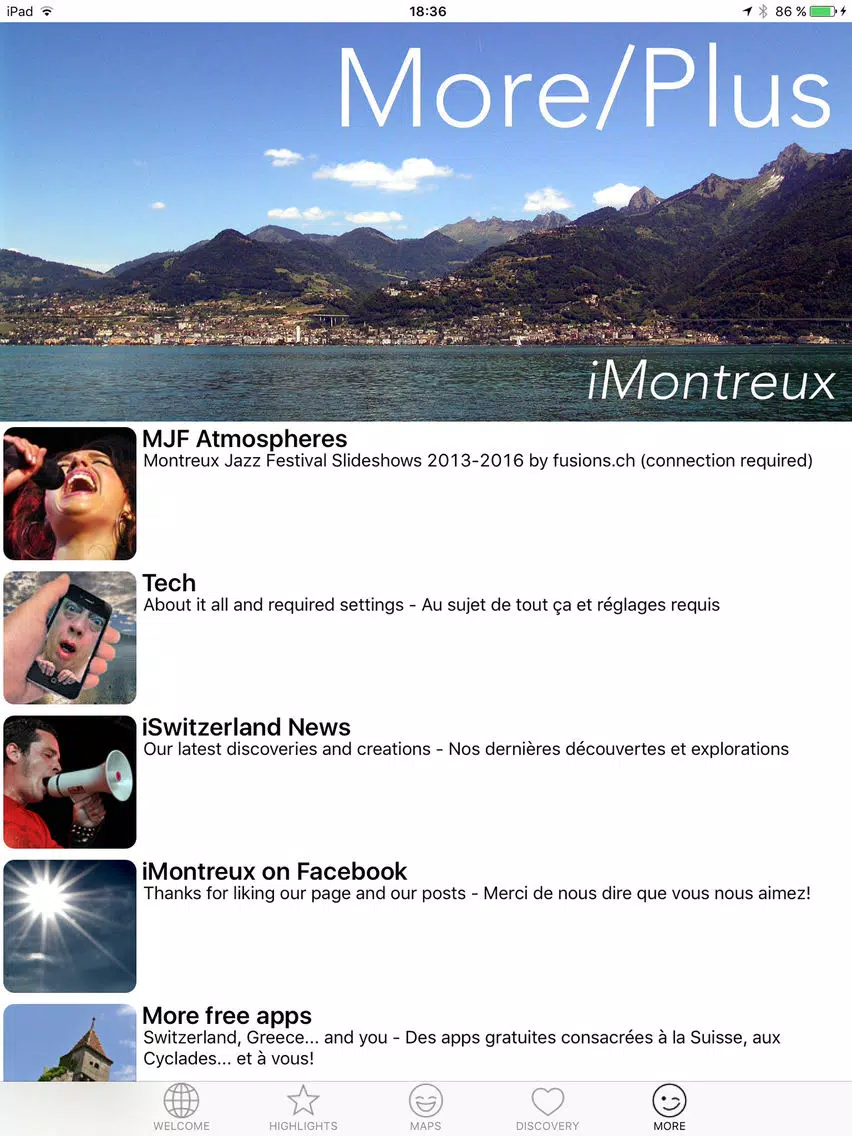 صور iMontreux - Swiss Riviera Guide iPad 