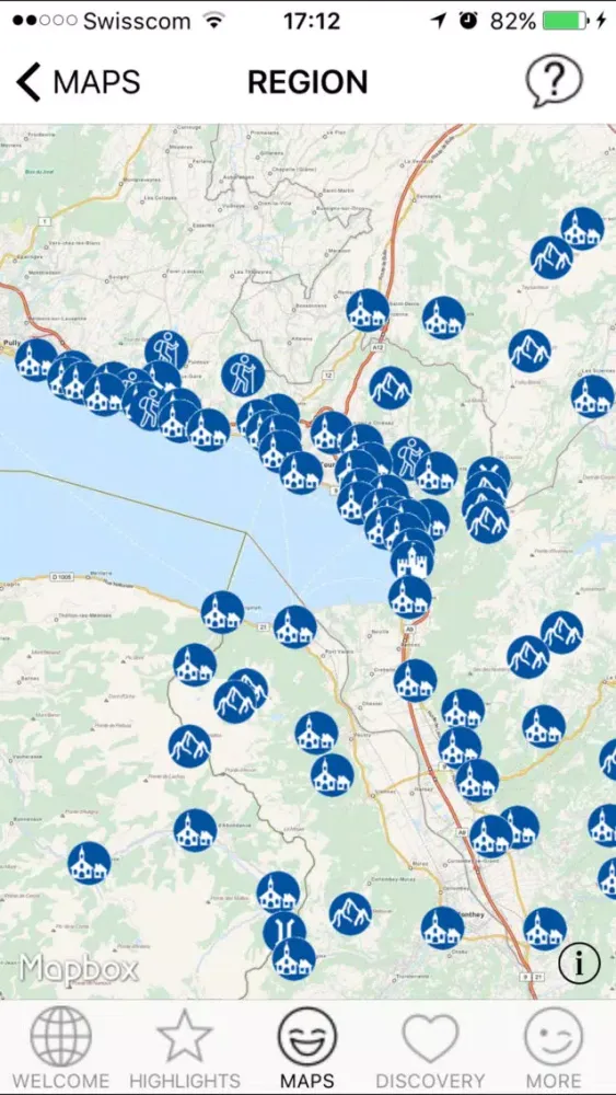 Screenshot di iMontreux - Swiss Riviera Guide