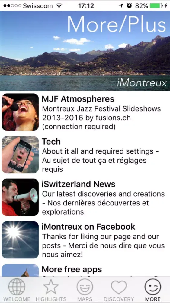 Screenshot di iMontreux - Swiss Riviera Guide