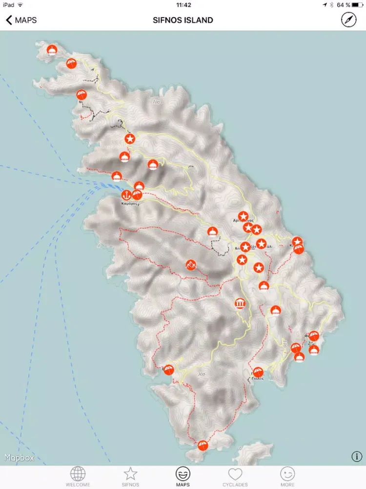 Sifnos - The Cyclades in Your Pocket iPad  스크린샷