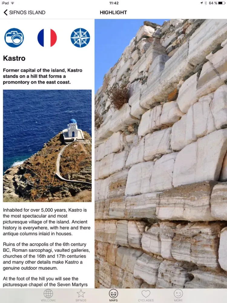 Sifnos - The Cyclades in Your Pocket iPad  스크린샷