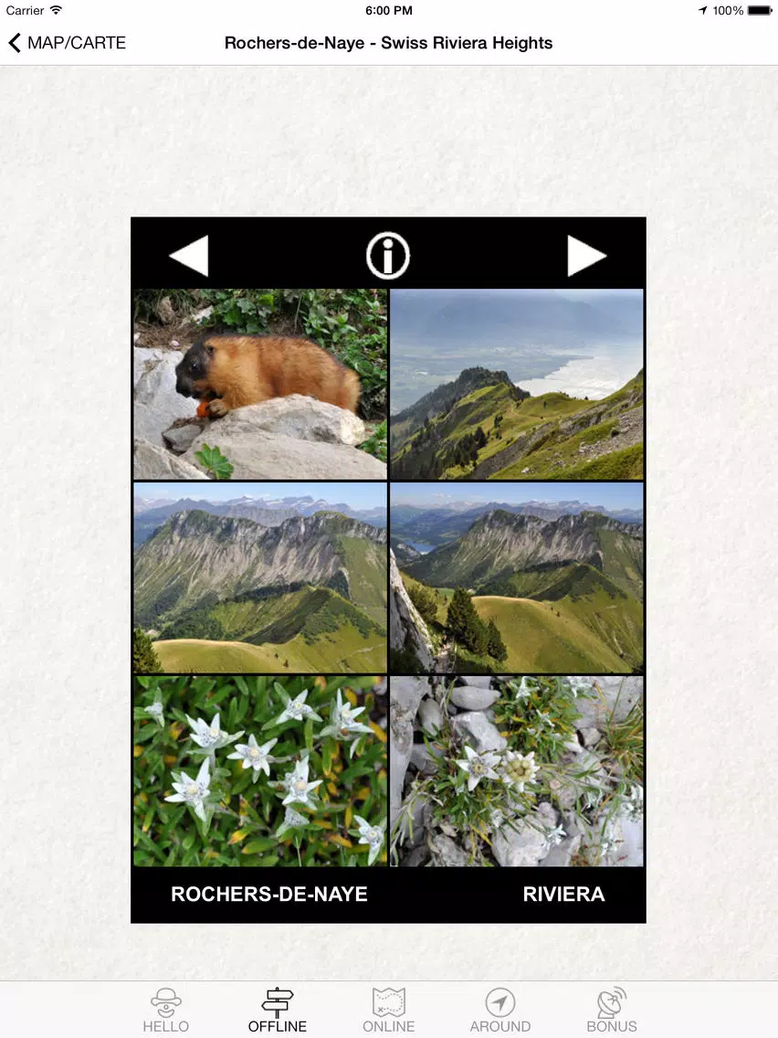 ภาพหน้าจอของ SwissMaps - Switzerland iGuides iPad 