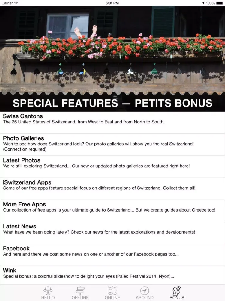 SwissMaps - Switzerland iGuides iPad 应用截图