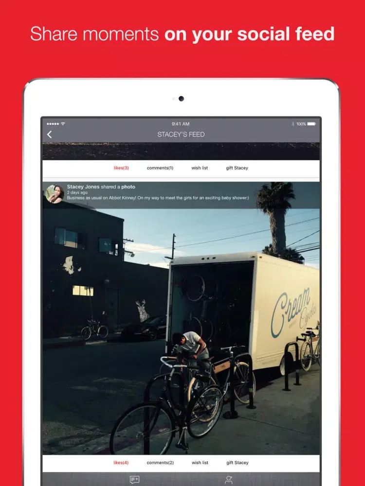 تصاویر Imoshen: Gifting & Social Networking iPad 