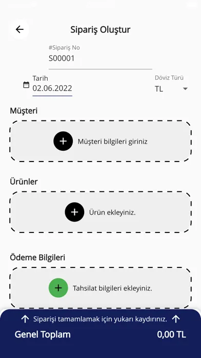 iMOSİ - Mobil Sipariş Listesi स्क्रीनशॉट