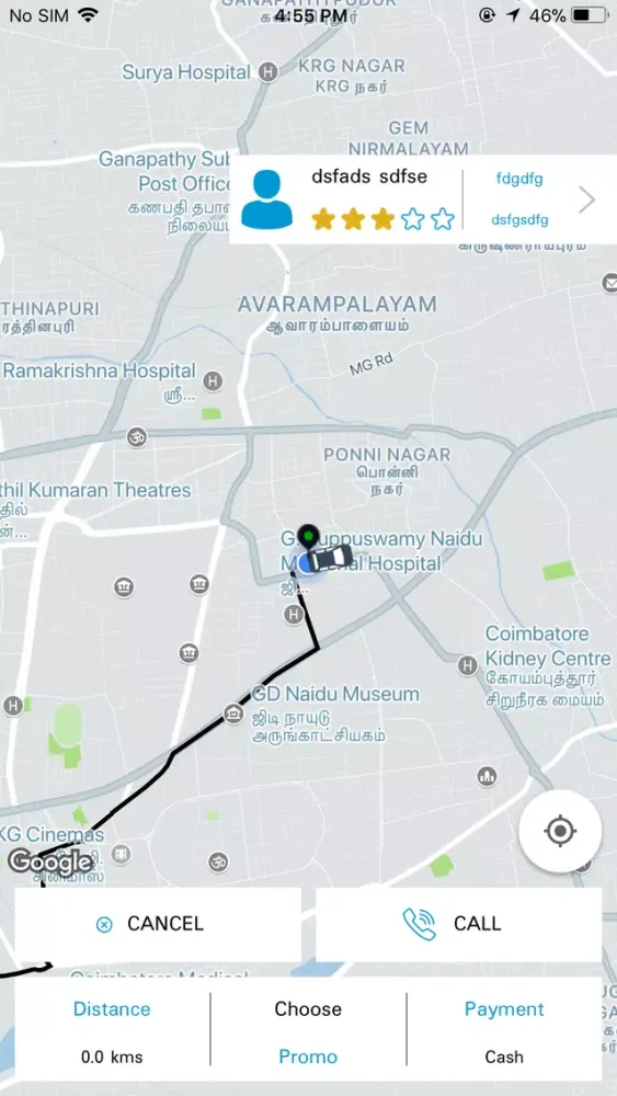 iMove User Screenshots