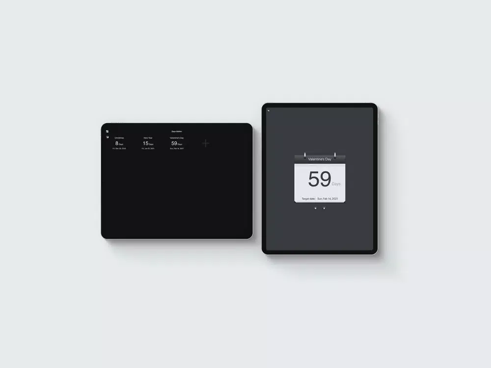 Tangkapan skrin iClock - Desktop Clock iPad 