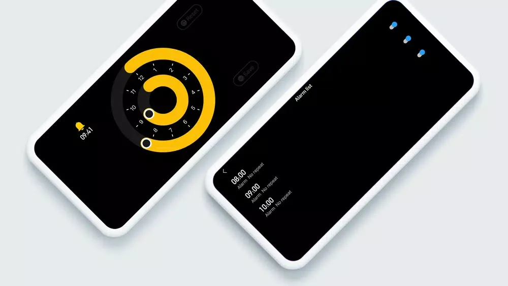 Tangkapan skrin iClock - Desktop Clock