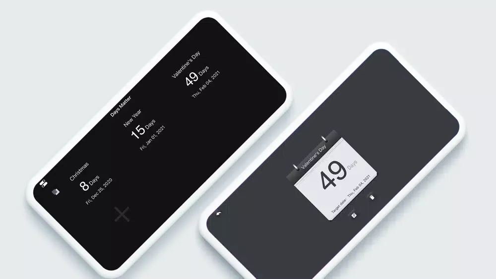 Tangkapan skrin iClock - Desktop Clock