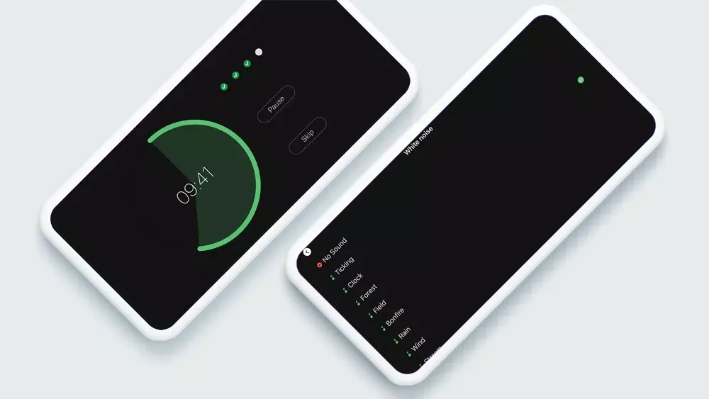 Tangkapan skrin iClock - Desktop Clock