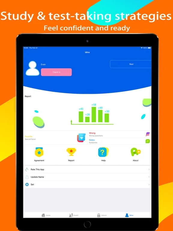 ภาพหน้าจอของ CompTIA A+ Prep & Test iPad 