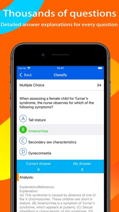 Zrzuty ekranu NCLEX RN Prep & Test