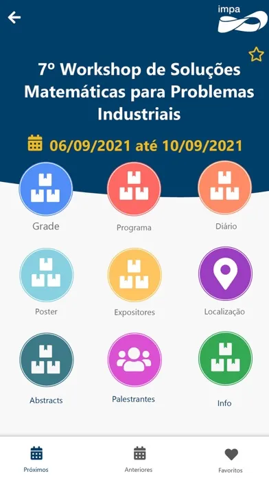 Capturas de pantalla de IMPA Eventos