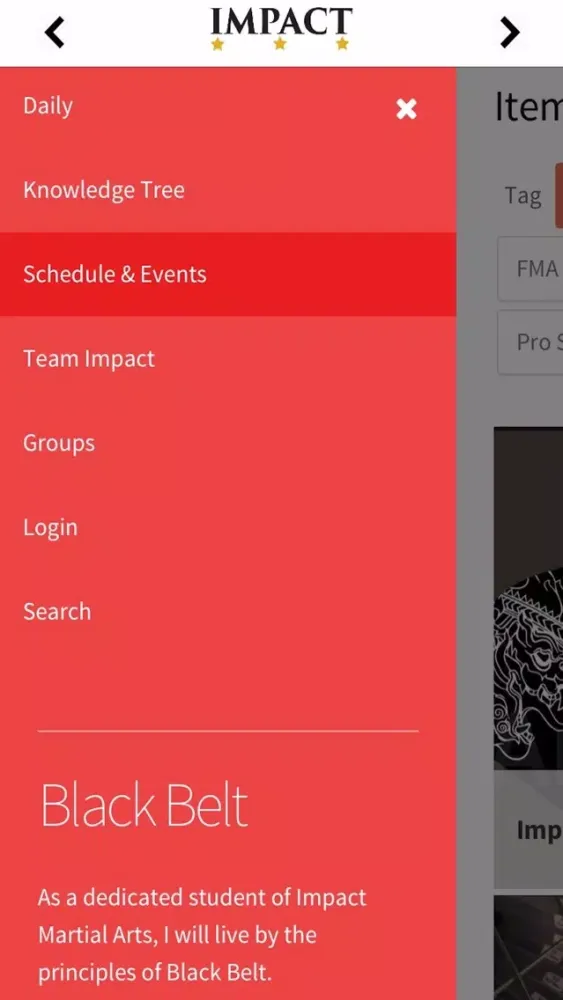 Impact Student Portal Screenshots