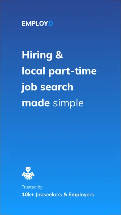 Tangkapan skrin EmployD - Local Jobs Near Me