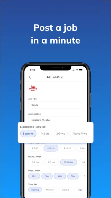 Tangkapan skrin EmployD - Local Jobs Near Me