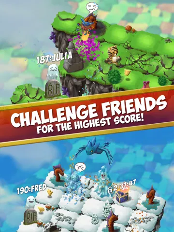 Sky Hop Saga - Endless Arcade Hopper iPad  স্ক্রিনশট
