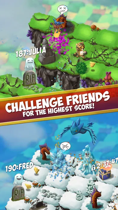 Sky Hop Saga - Endless Arcade Hopper স্ক্রিনশট